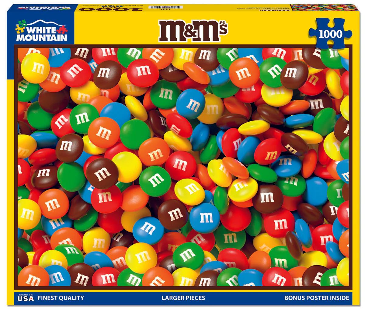 M&M's Lentil - 1000 Piece Jigsaw Puzzle White Mountain