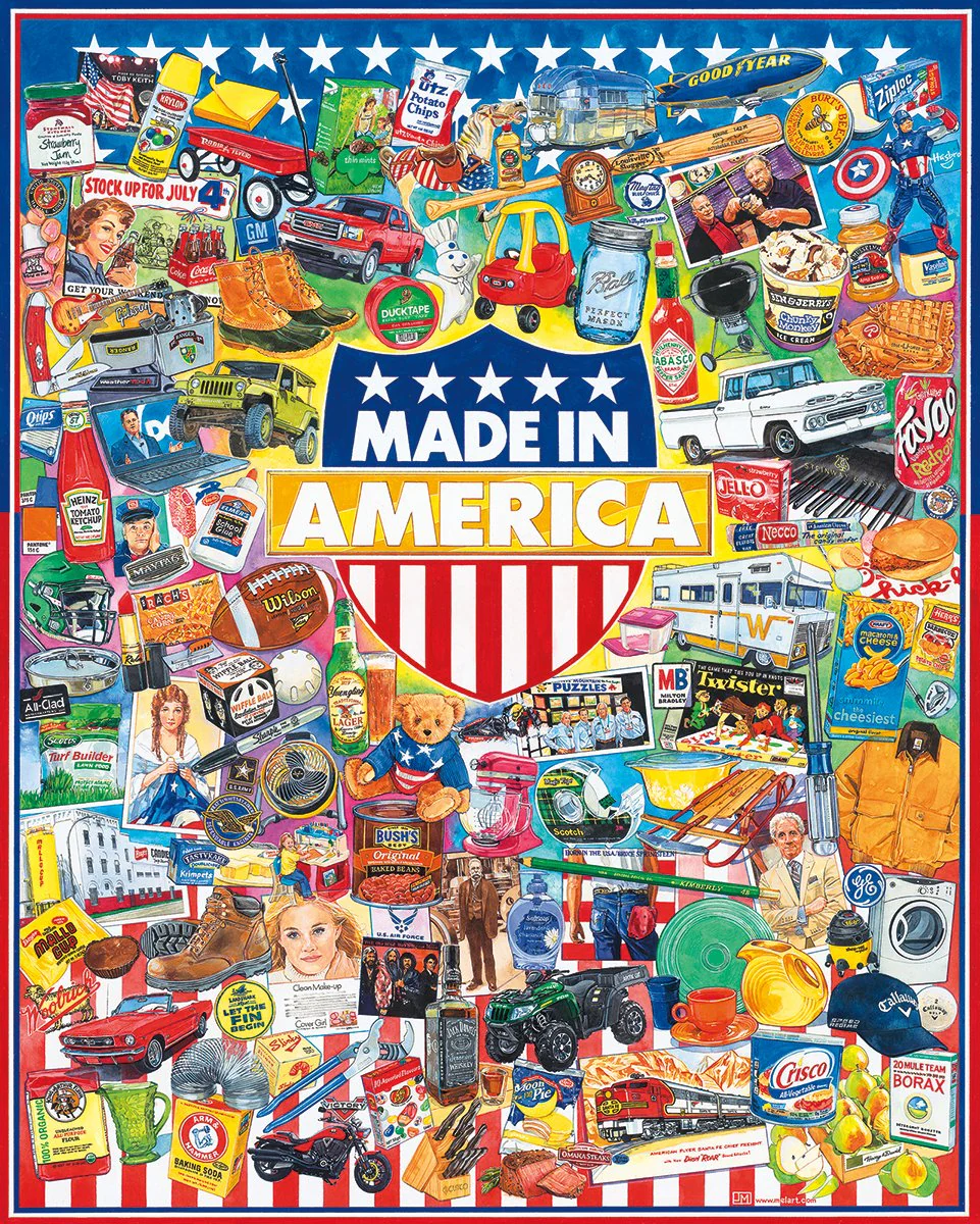 Made In America - 1000 Piece Jigsaw Puzzle White Mountain