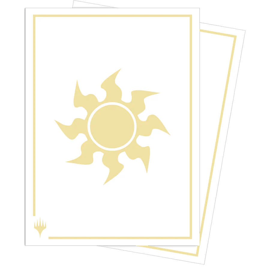 Ultra Pro Apex Sleeves Mana 8 Plains Magic the Gathering | Elderwoods