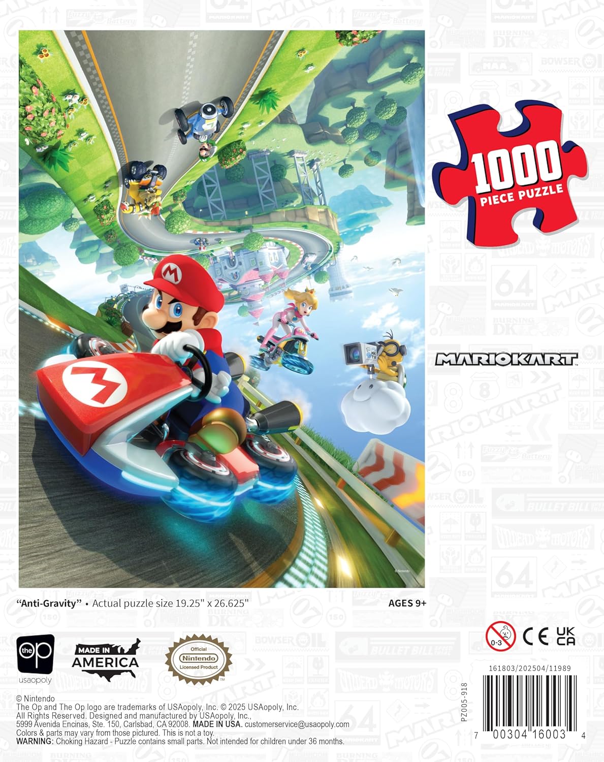Mario Kart Anti-Gravity Puzzle 1000 piece