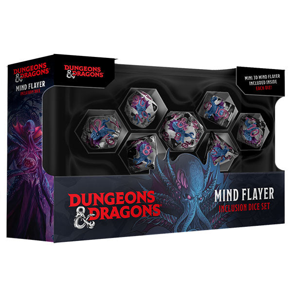 D&D Mind Flayer Inclusion Dice Set - 7-Die Set