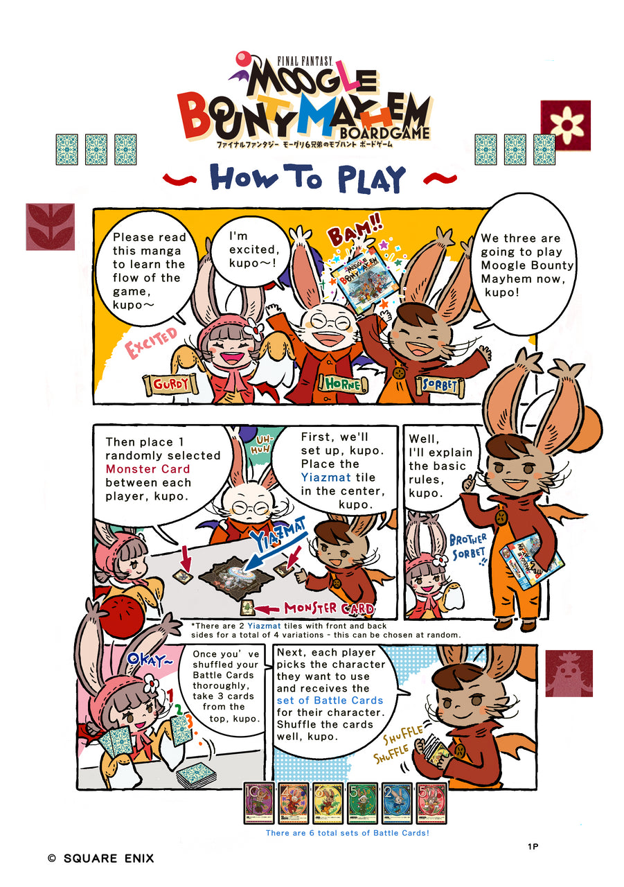 Moogle Bounty Mayhem Final Fantasy card gameplay and strategic bounty collection