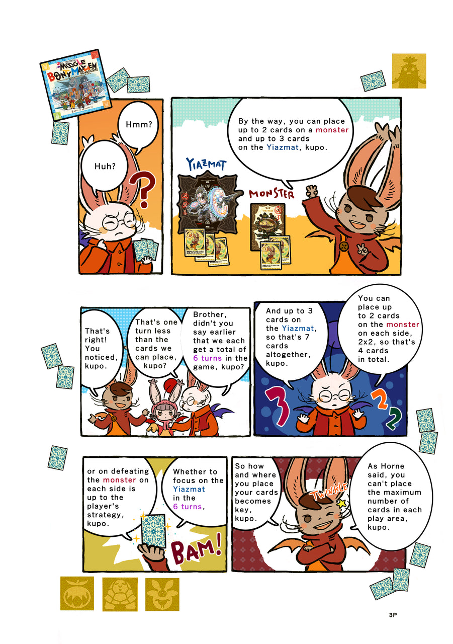 Moogle Bounty Mayhem Final Fantasy character abilities and special action cards