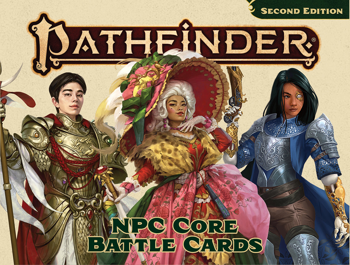 Pathfinder RPG 2e: NPC Core Battle Cards
