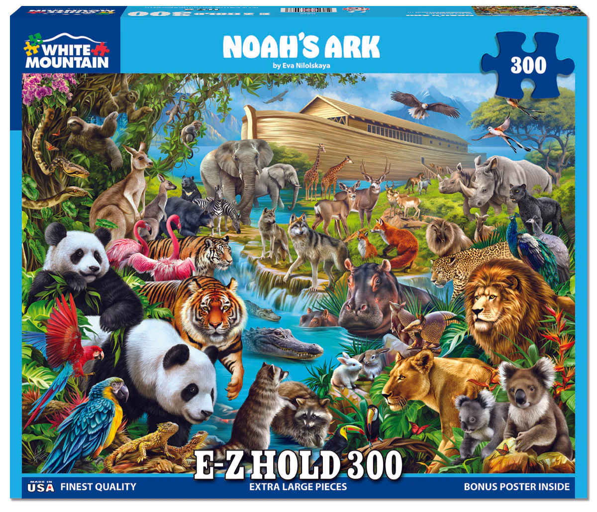 Noah's Ark - 300 Piece Jigsaw Puzzle White Mountain