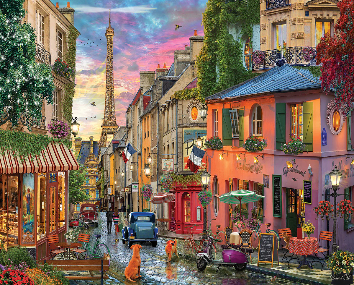 Paris Sunset - 1000 Piece Jigsaw Puzzle White Mountain
