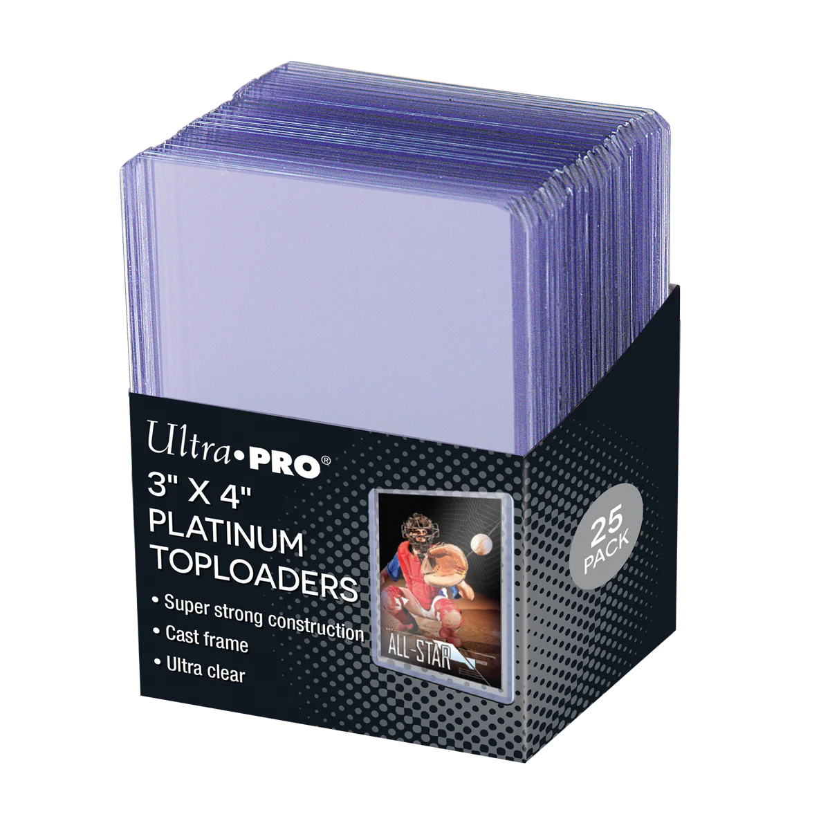 Ultra Pro Platinum Toploader 3x4