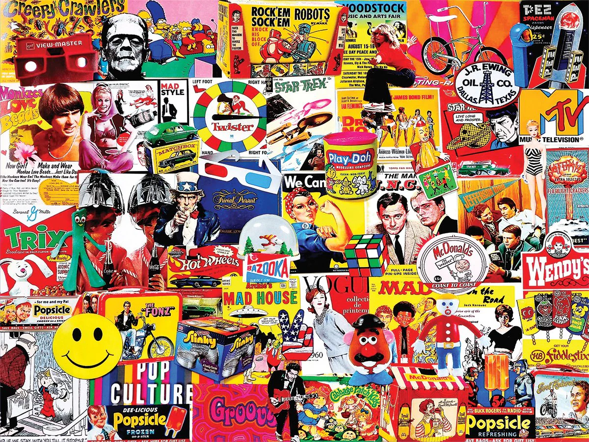 Pop Culture - 1000 Piece Jigsaw Puzzle White Mountain