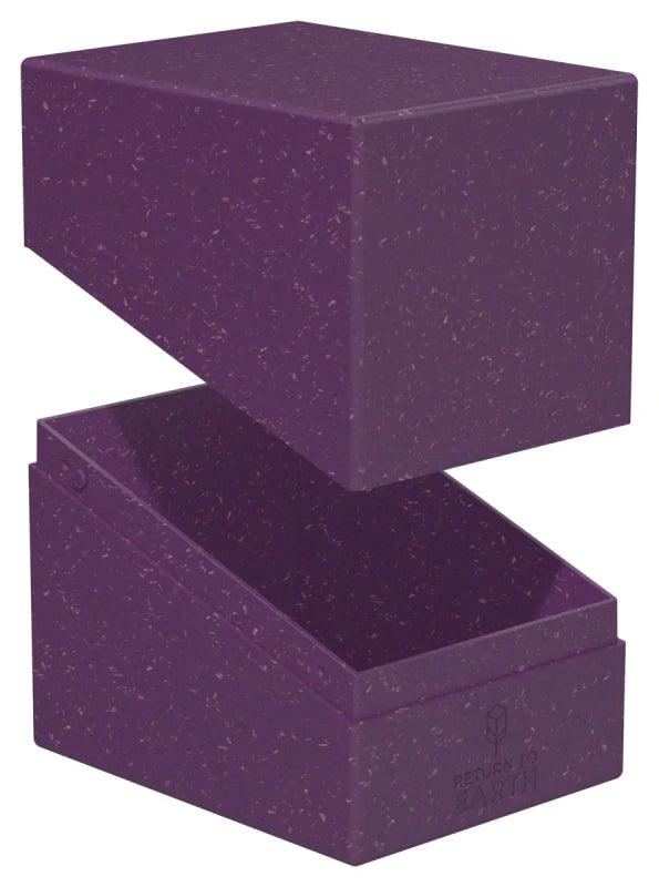 Ultimate Guard RTE Boulder 133+ Purple side view with magnetic closure