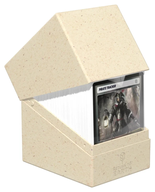 Ultimate Guard RTE Boulder 133+ Natural open showing card storage