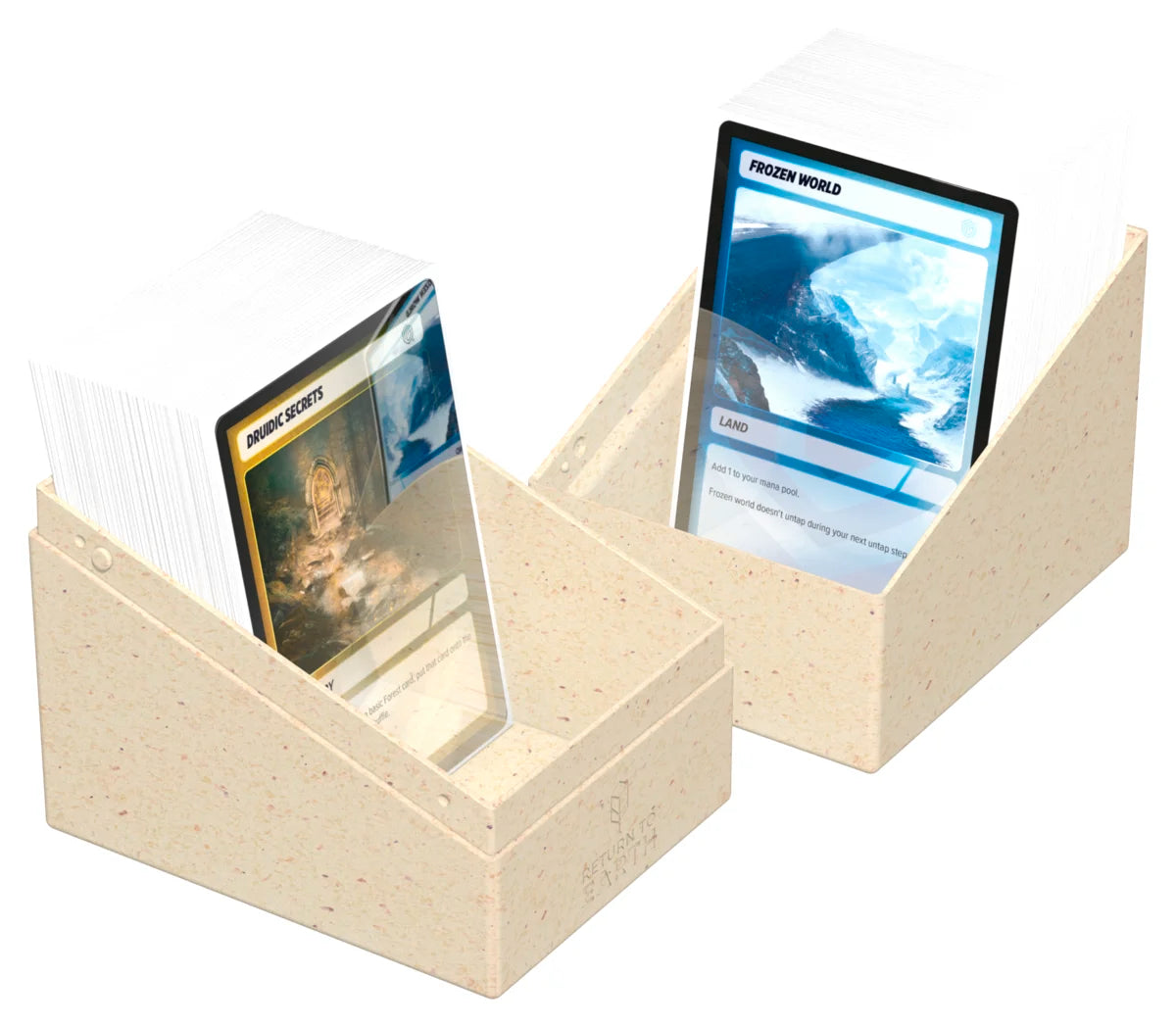 Ultimate Guard RTE Boulder 133+ Natural side view with magnetic closure