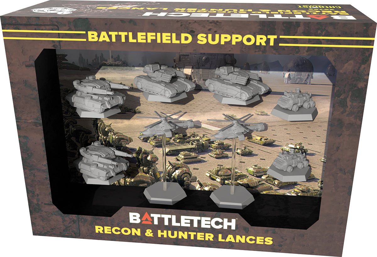 BattleTech: Mercenaries Forcepack - Battlefield Support Recon & Hunter Lances board game | Elderwoods