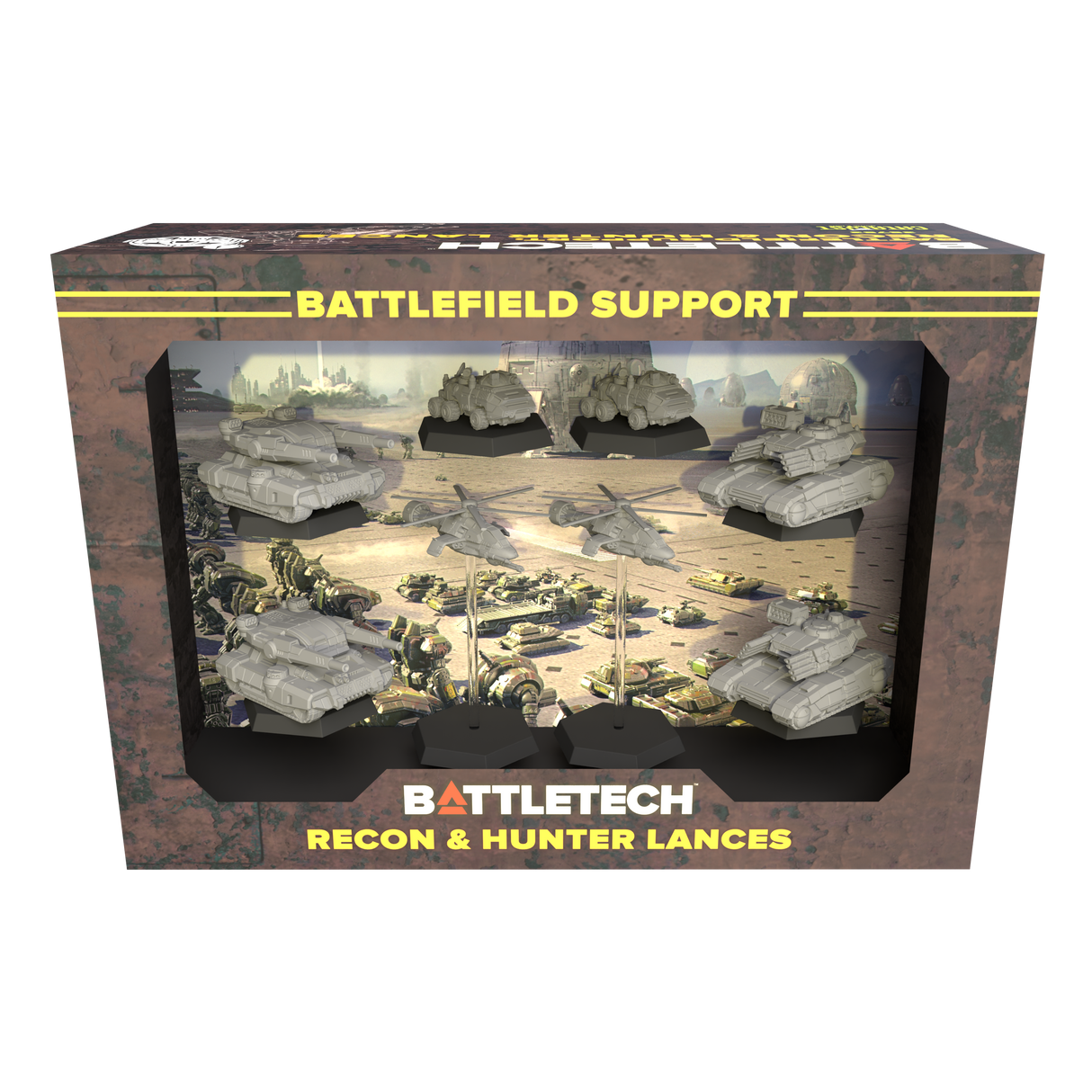 BattleTech: Mercenaries Forcepack - Battlefield Support Recon & Hunter Lances board game miniatures