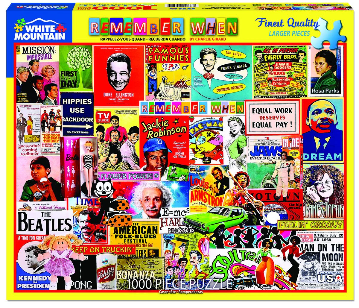 Remember When - 1000 Piece Jigsaw Puzzle White Mountain