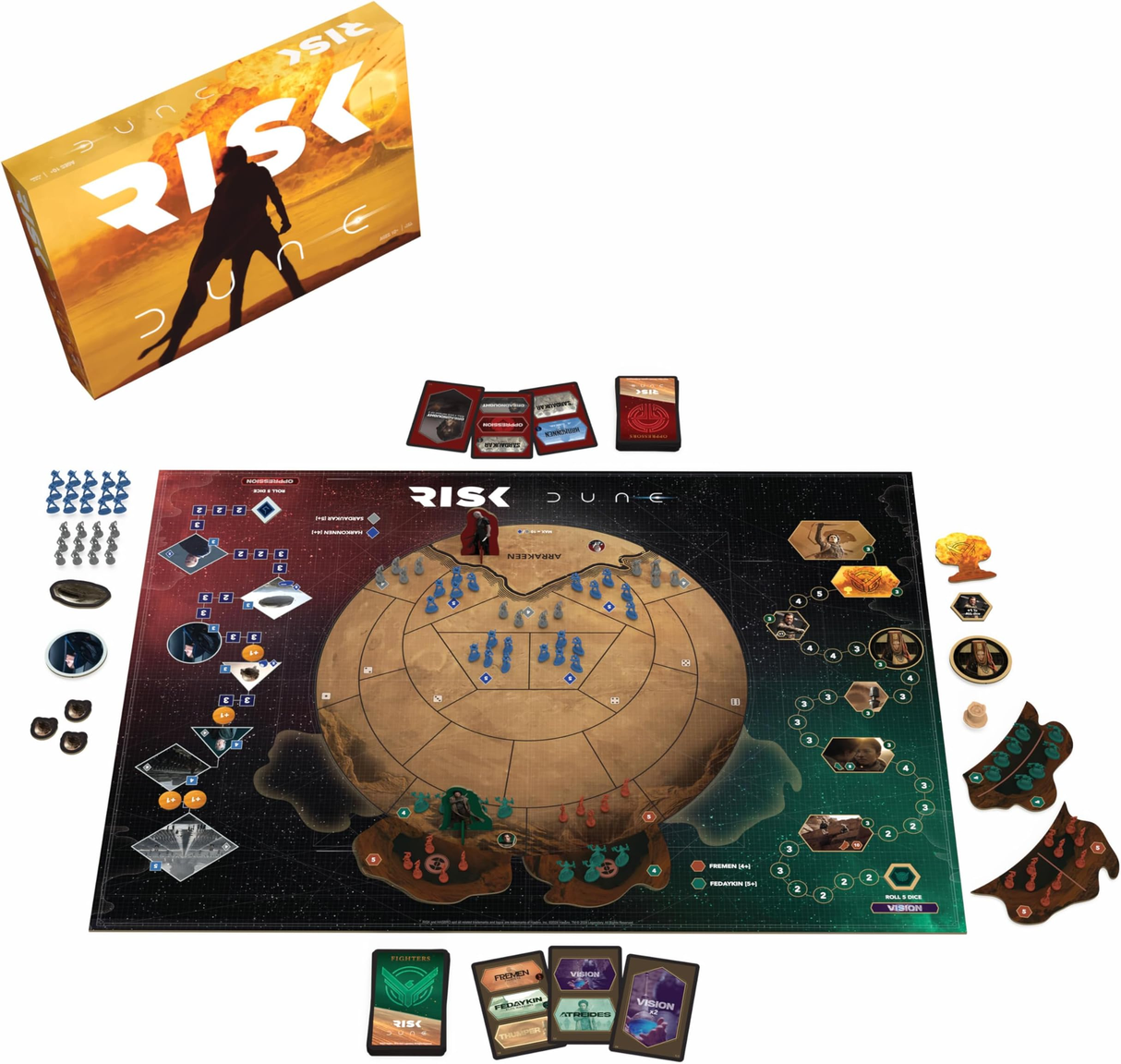 Risk: Dune gameplay overview and box contents