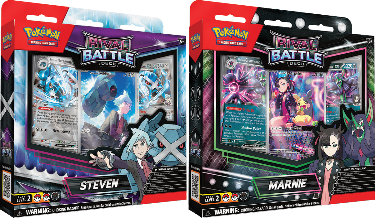 Pokemon: Rival Battle Decks Marnie and Steven bundle