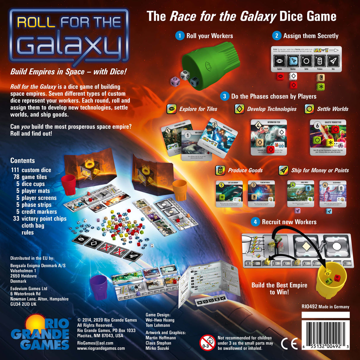 Roll for the Galaxy dice-based space empire building