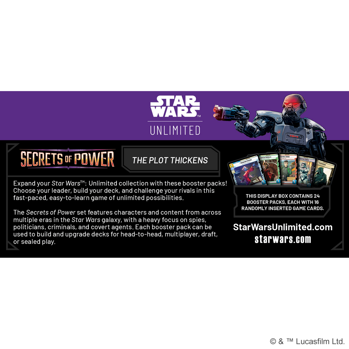 Star Wars Unlimited collectible cards