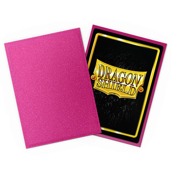 Dragon Shield Sleeves: Standard- Matte Sparkles Pink Sapphire