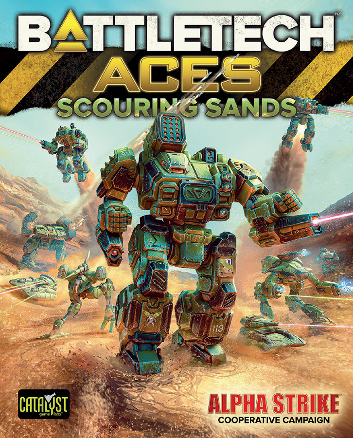 BattleTech: Aces - Scouring Sands Campaign Box board game box | Elderwoods