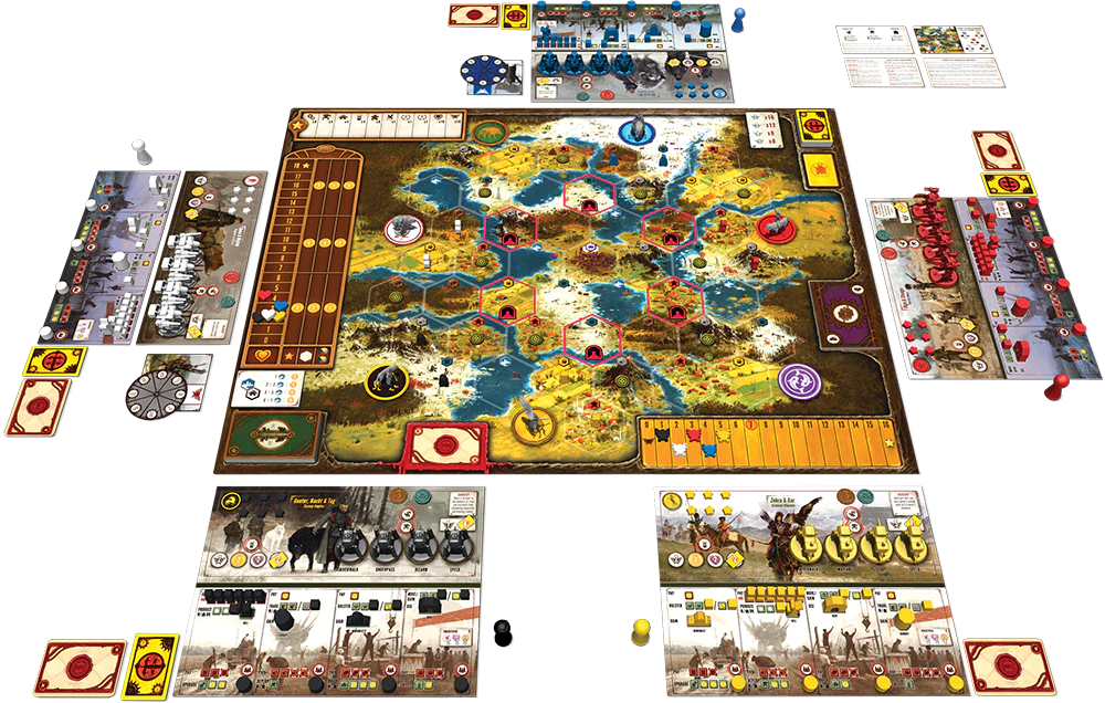 Scythe gameplay setup