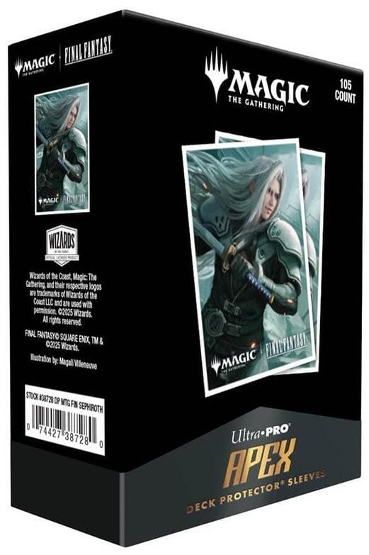 Ultra Pro Apex Sleeves Magic the Gathering Universes Beyond Final Fantasy V2 Sephiroth