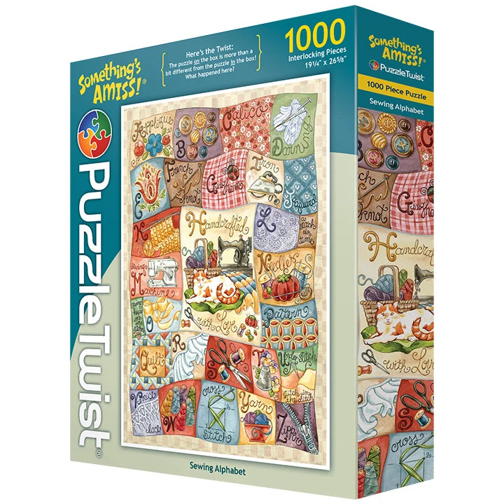 Sewing Alphabet - 1000pc Puzzle Twist