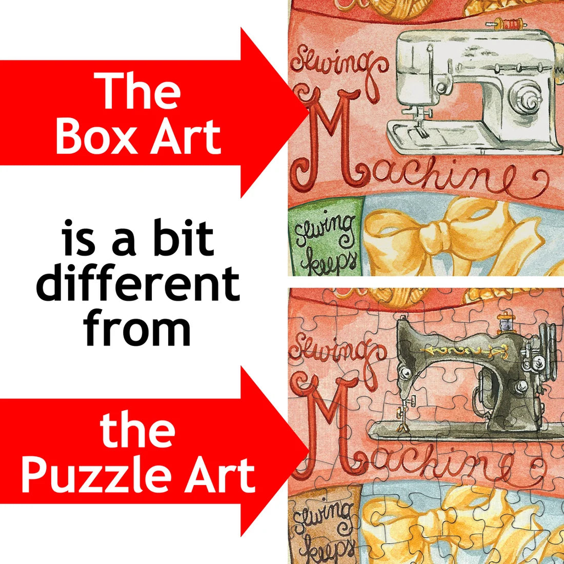 Sewing Alphabet - 1000pc Puzzle Twist