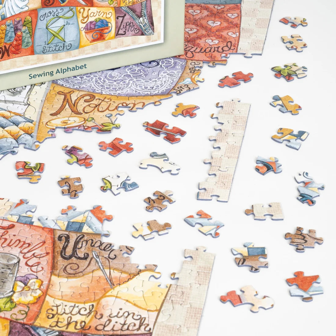Sewing Alphabet - 1000pc Puzzle Twist