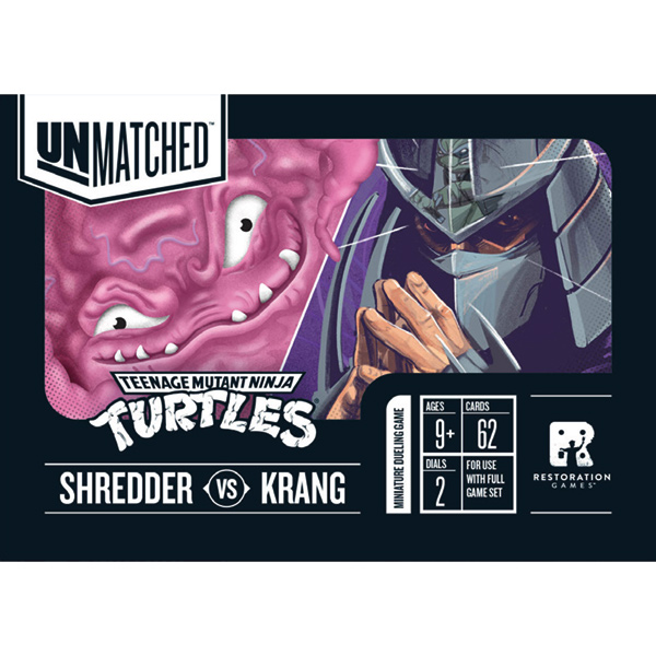 Unmatched Adventures: Teenage Mutant Ninja Turtles- Shredder vs. Krang “Hero” Decks (Pre-Order)