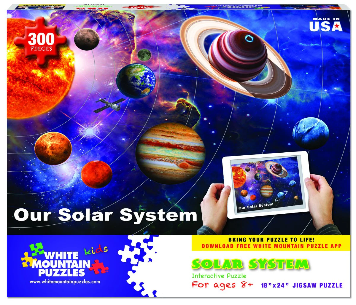 Solar System - 300 Piece Jigsaw Puzzle White Mountain
