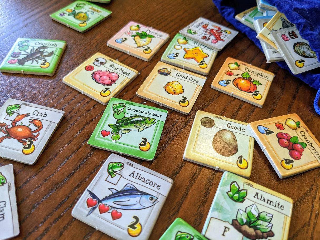 Stardew Valley Boardgame additional tiles and terrain pieces