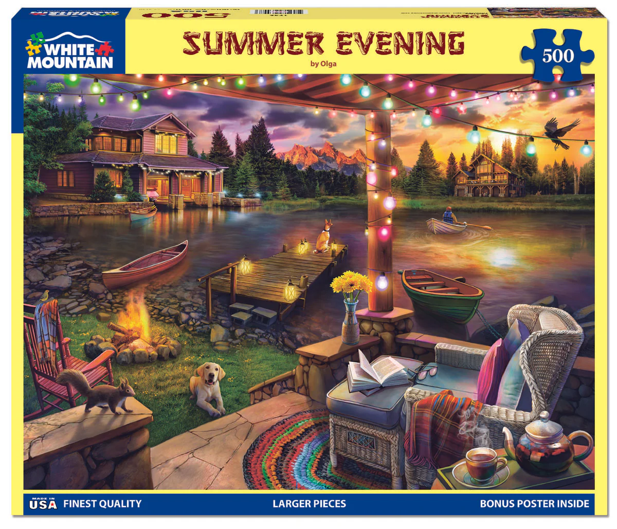 Summer Evening - 500 Pieces White Mountain
