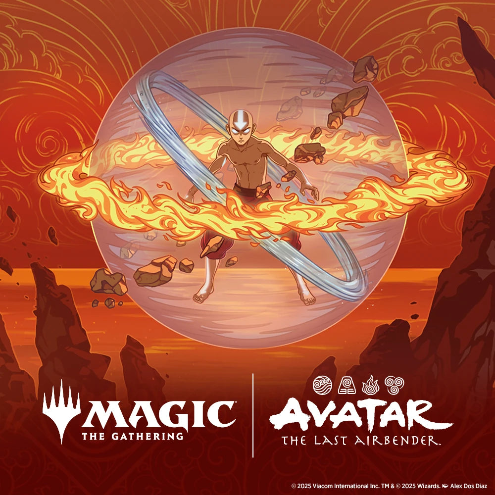 Magic The Gathering Avatar Last Airbender foil and borderless card