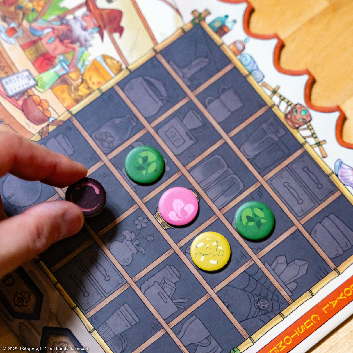 Tea Witches complete game components