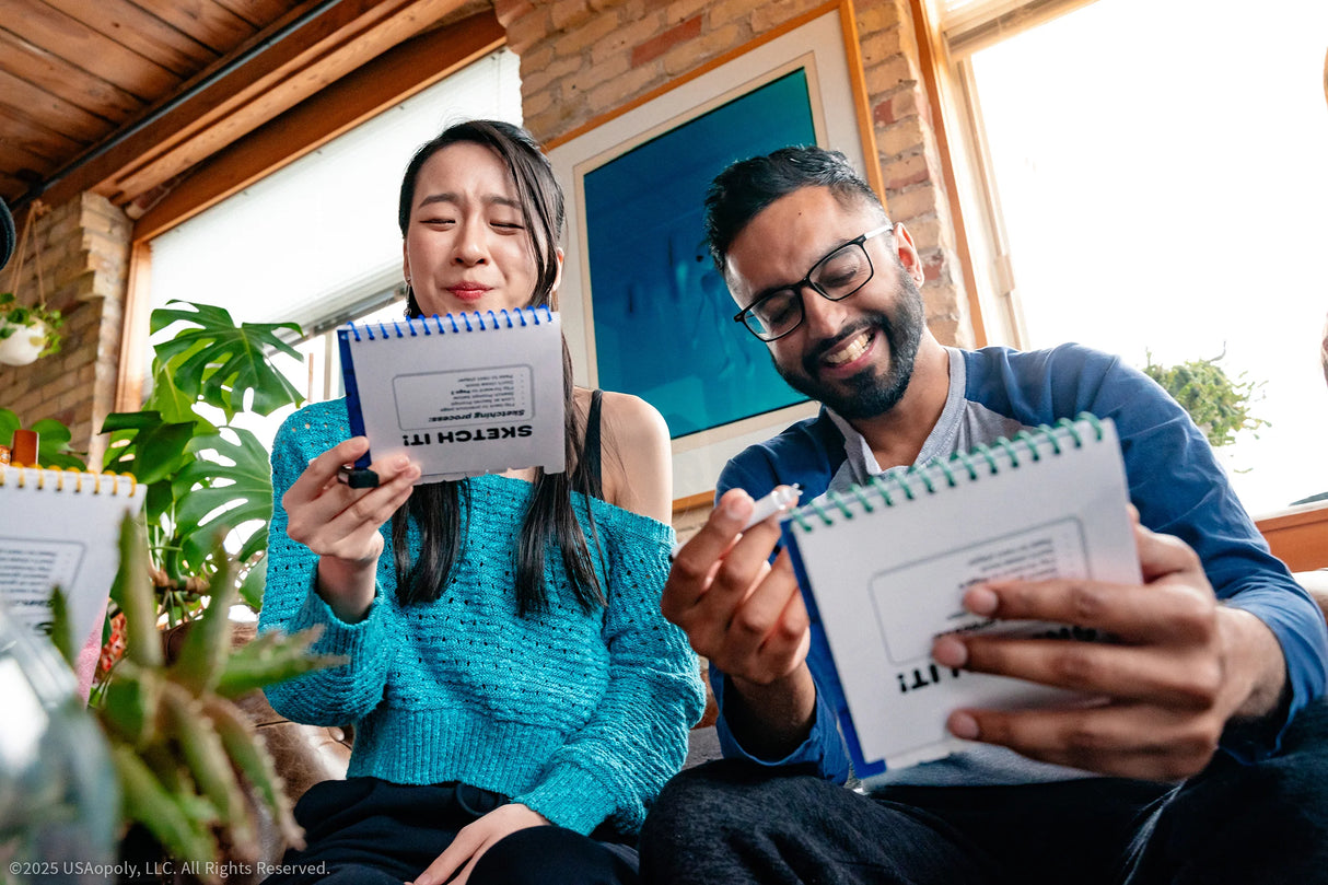 Telestrations 8 player party pack (2nd Edition) board game group gameplay with friends