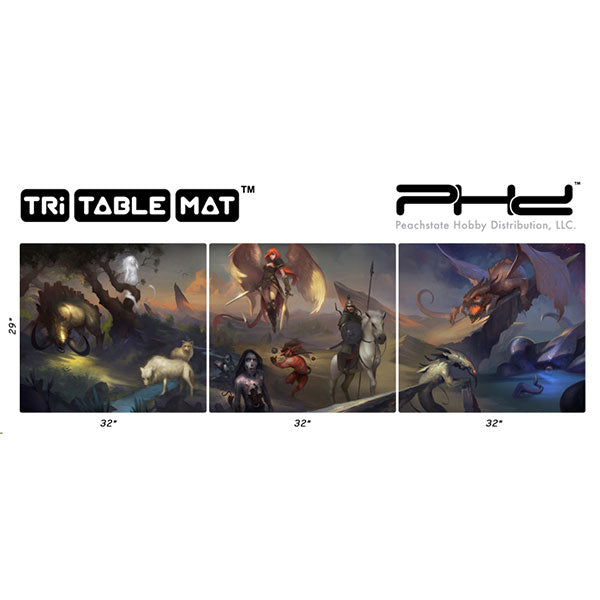 Tri-Table Play Mat: Denizens | Elderwoods