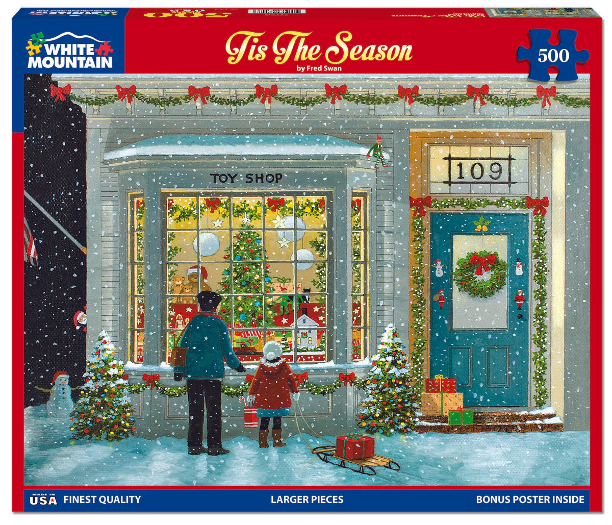 Tis The Season - 500 Piece Jigsaw Puzzle White Mountain