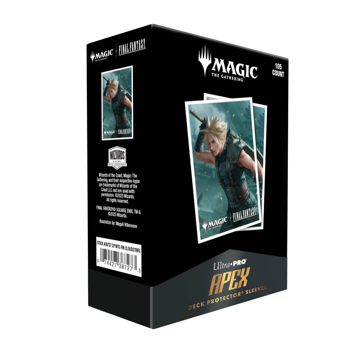 Ultra Pro Apex Sleeves Magic the Gathering Universes Beyond Final Fantasy V1 Cloud