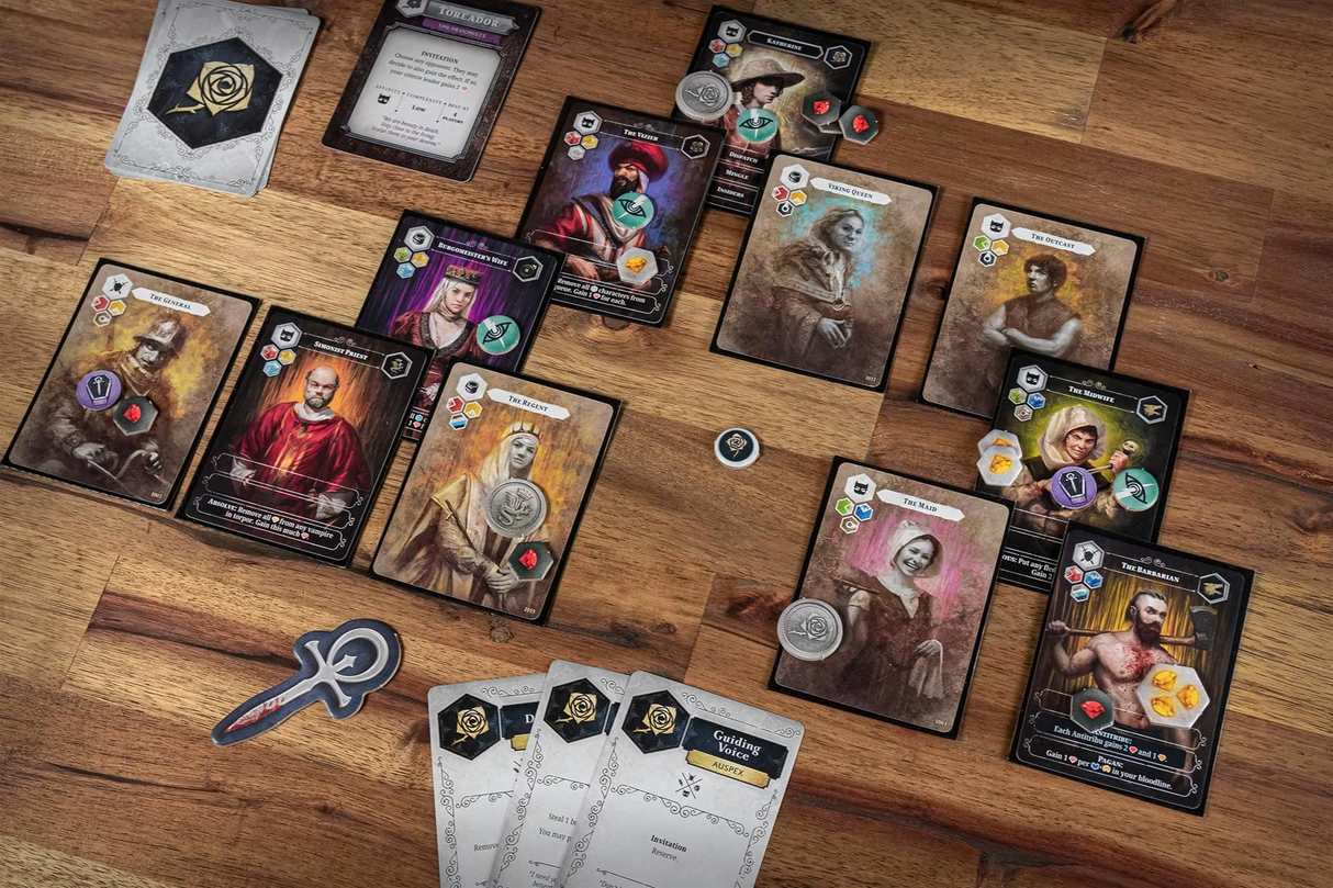 Vampire the Masquerade Heritage gameplay setup