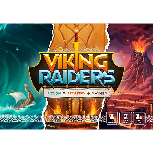 Viking Raiders board game box cover