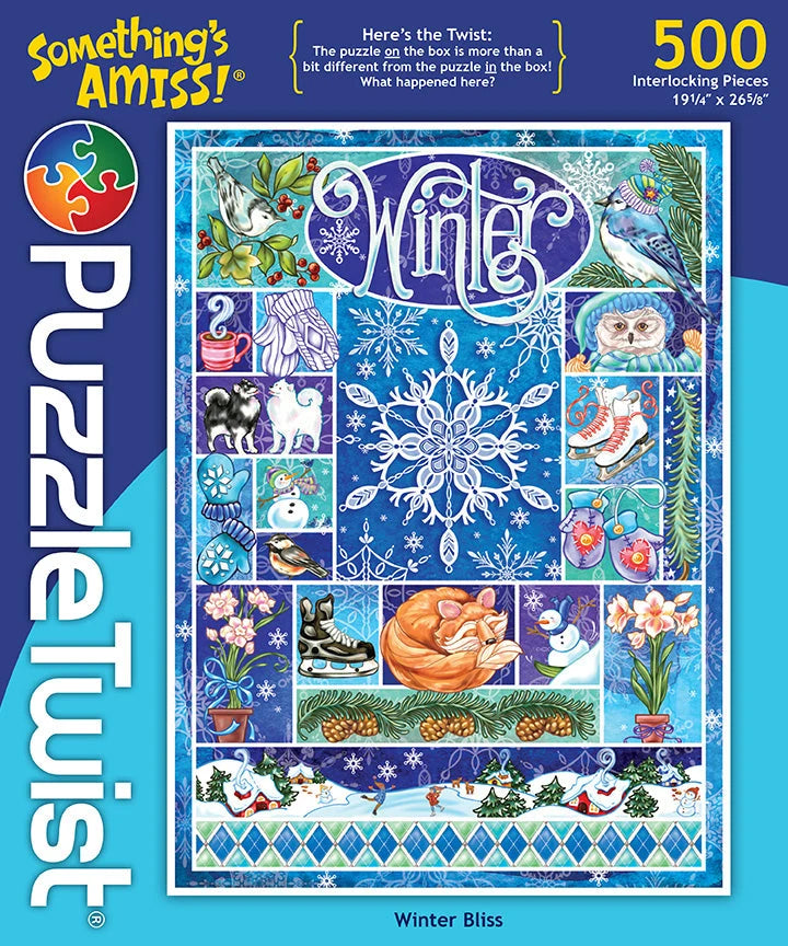 Winter Bliss - 500pc Puzzle Twist