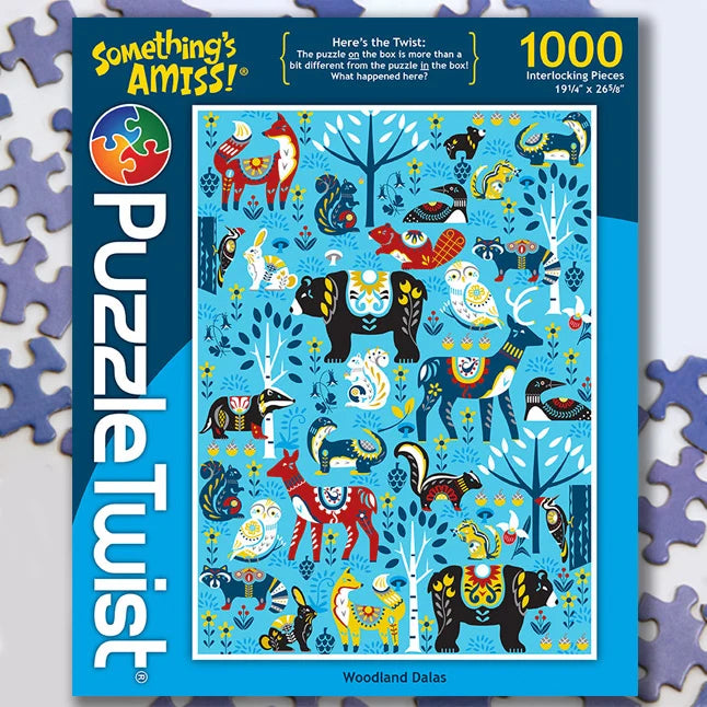 Woodland Dalas - 1000pc Puzzle Twist