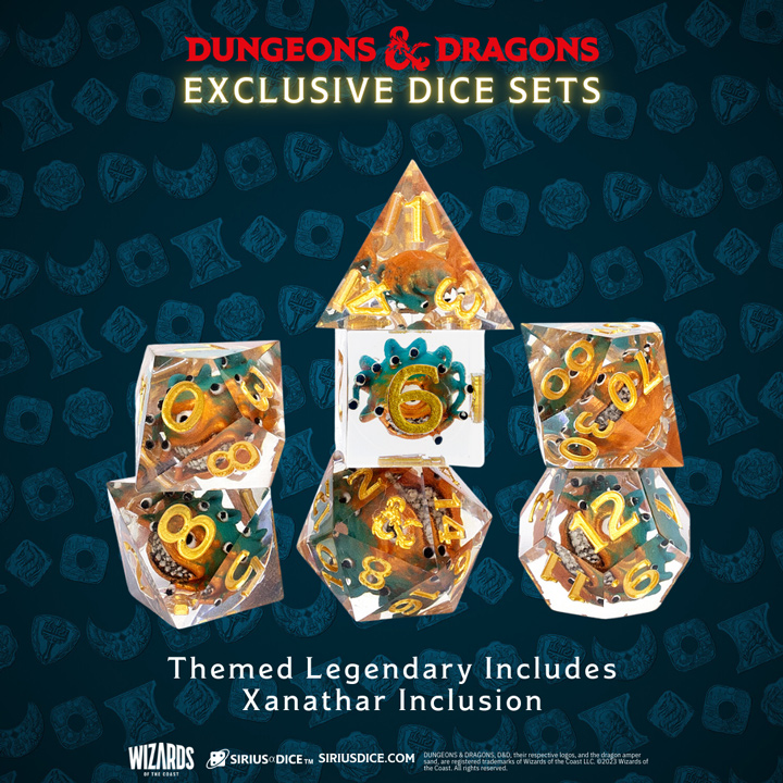 Xanathar's Treasure Pack - Waterdeep 2025 RPG dice and accessories