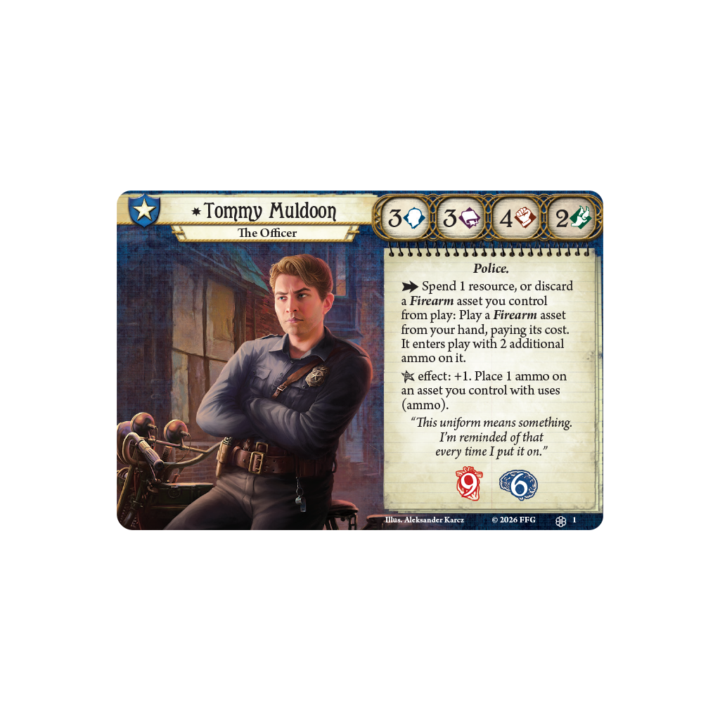Arkham Horror: TCG - Tommy Muldoon Investigator Deck