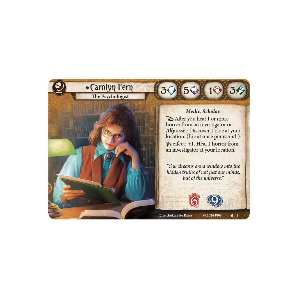 Arkham Horror: TCG - Carolyn Fern Investigator Deck