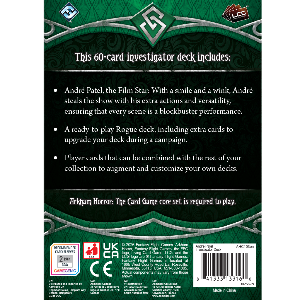 Arkham Horror: TCG - André Patel Investigator Deck