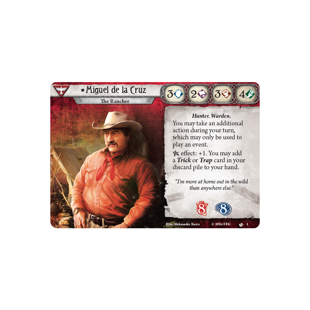 Arkham Horror: TCG - Miguel de la Cruz Investigator Deck