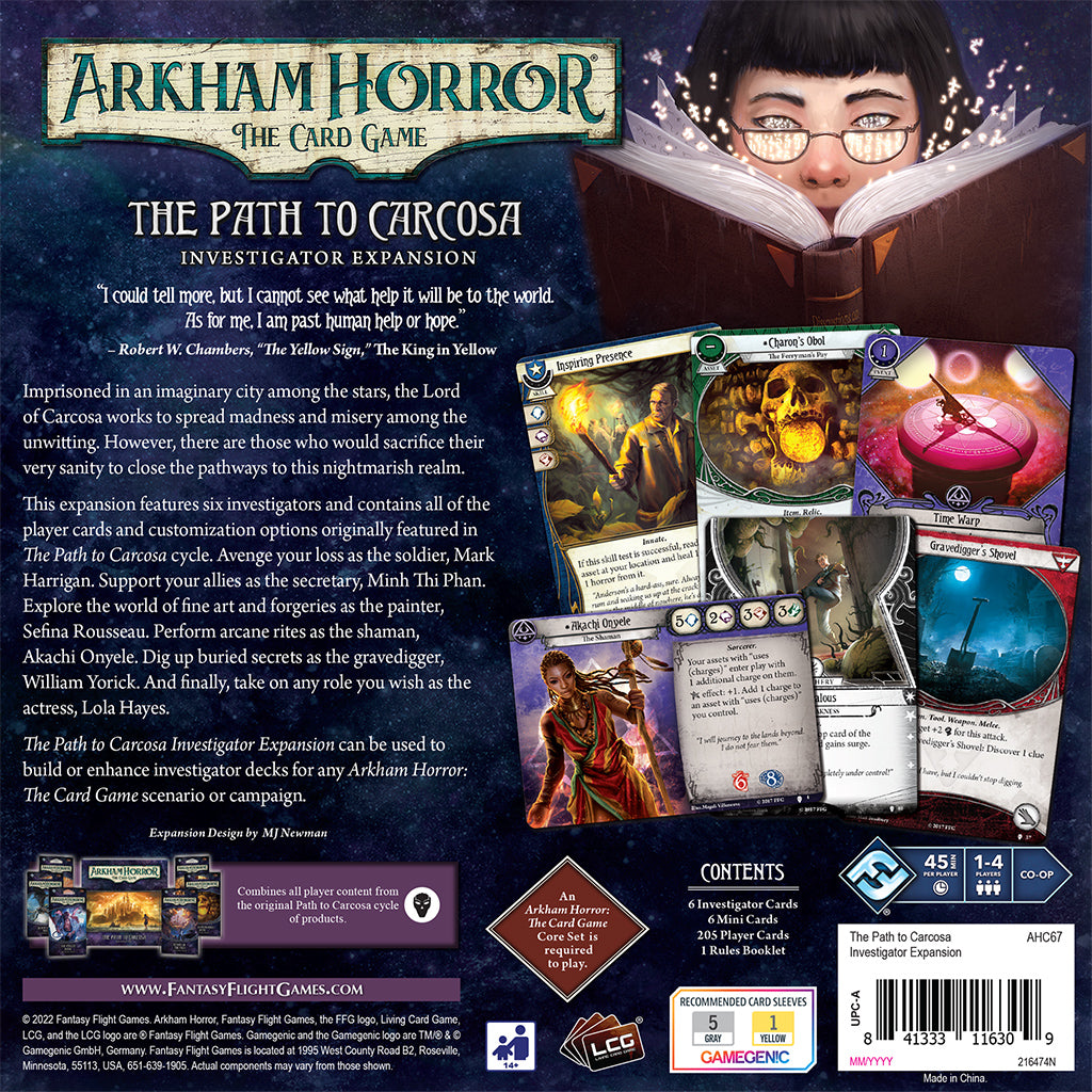 Arkham Horror: TCG - Path to Carcosa Investigator Expansion