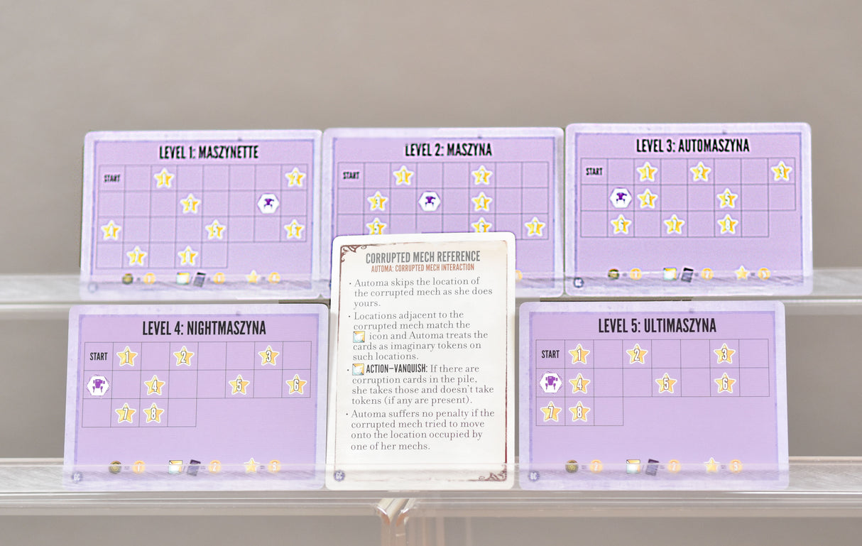 Expeditions - Gears of Corruption - Ironclad Edition automata gameplay cards